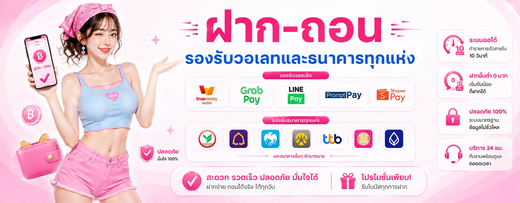 ขั้นตอนสมัครสมาชิกและเข้าสู่ระบบ PGLUCKY